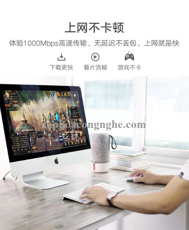 Ugreen 50180 15M màu Đen Cáp mạng LAN CAT6 dây dẹt NW102 30050180